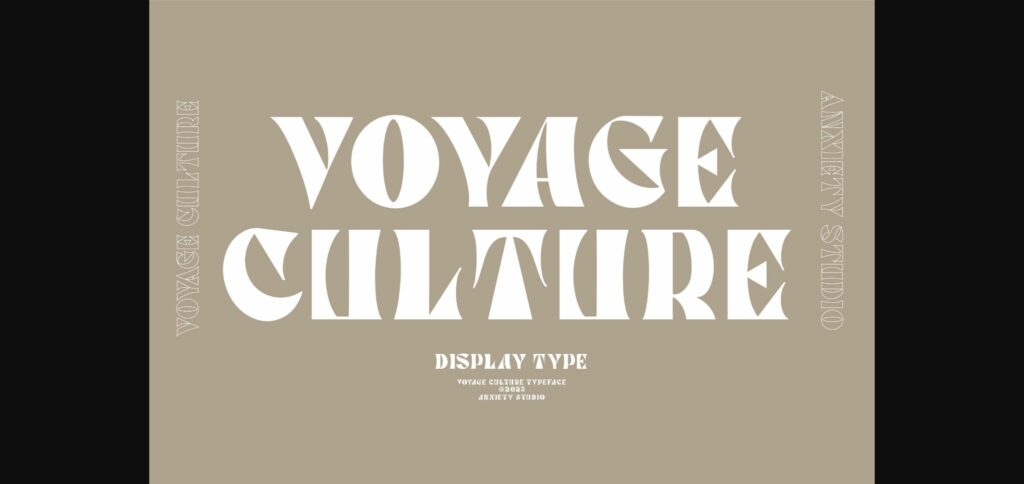 Voyage Culture Font Poster 1