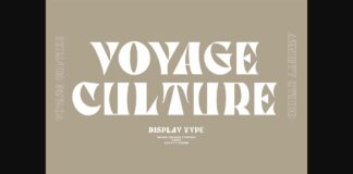 Voyage Culture Font Poster 1