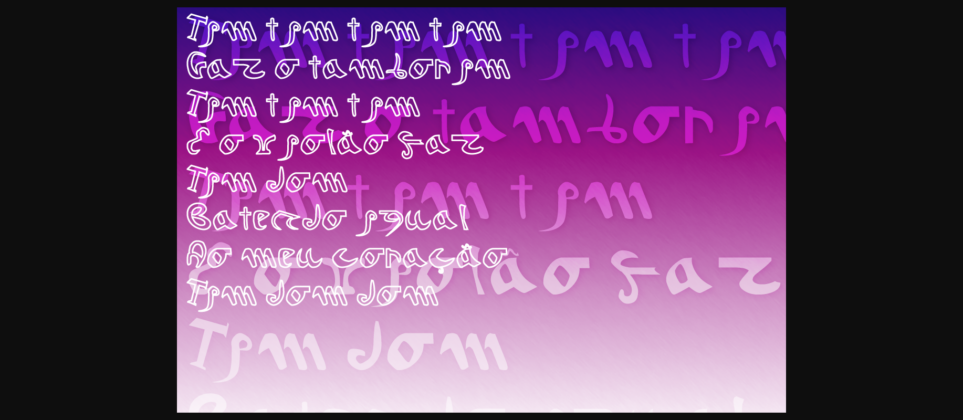 Voynich Family Font Poster 7