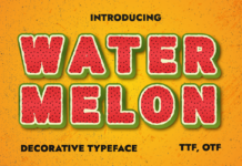 Watermelon Font Poster 1