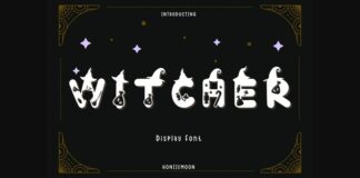 Witcher Font Poster 1