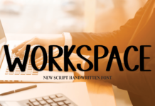 Workspace Font Poster 1