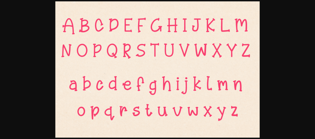 Waffle Font Poster 2