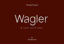 Wagler Font Poster 1
