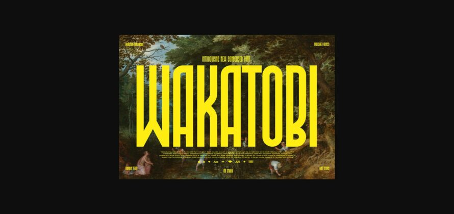Wakatobi Font Poster 3