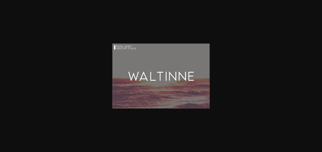 Waltinne Font Poster 1