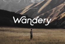 Wandery Font Poster 1