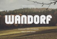 Wandorf Font Poster 1