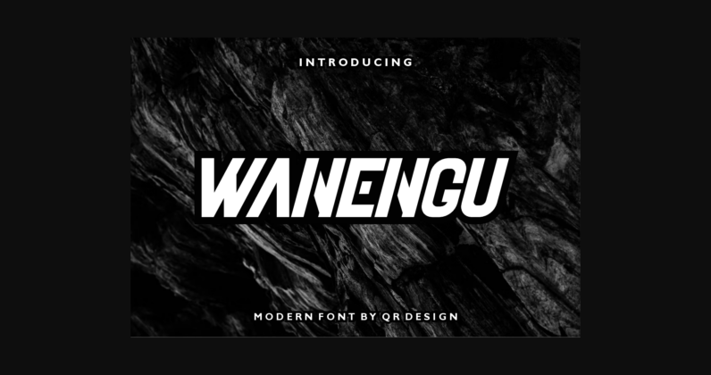 Wanengu Font Poster 3