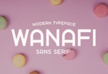 Wanifi Font Poster 1