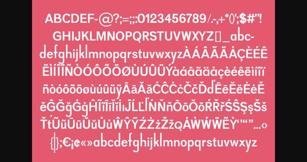 Wark Font Poster 6