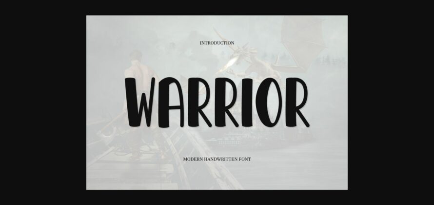 Warrior Font Poster 3