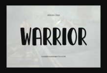 Warrior Font Poster 1