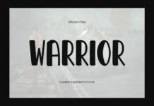 Warrior Font Poster 1