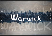 Warwick Font Poster 1