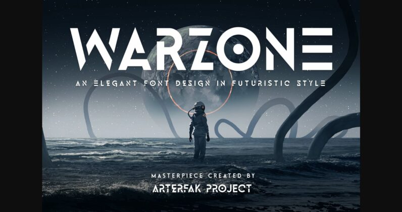 Warzone Font Poster 3