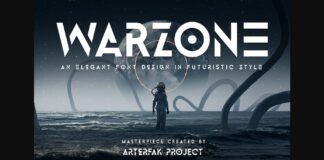 Warzone Font Poster 1