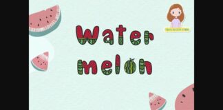Watermelon Font Poster 1