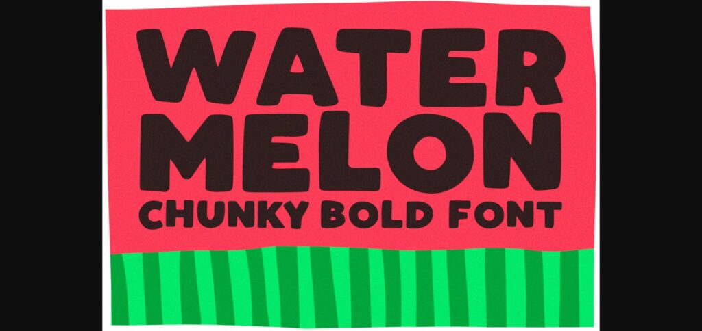 Watermelon Font Poster 1