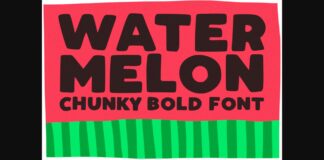 Watermelon Font Poster 1