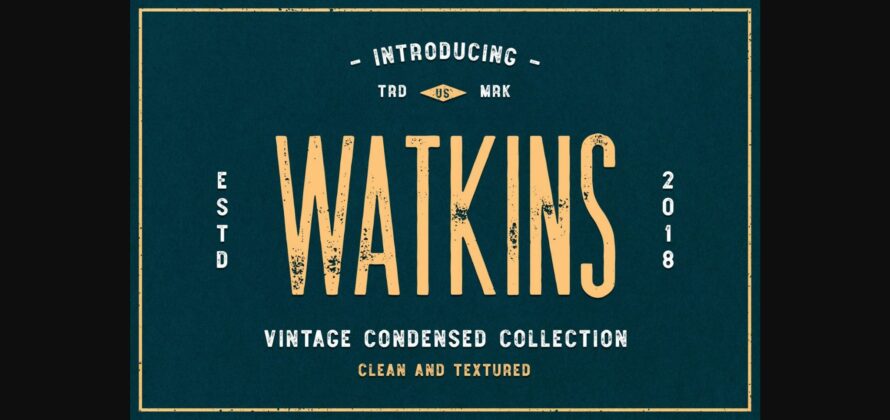 Watkins Font Poster 3