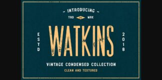 Watkins Font Poster 1