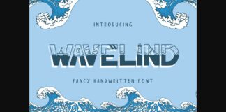 Wavelind Font Poster 1