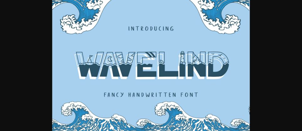 Wavelind Font Poster 1