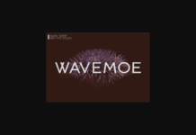 Wavemoe Font Poster 1