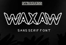 Waxaw Font Poster 1