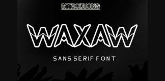 Waxaw Font Poster 1