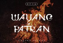 Wayang Patran Font Poster 1