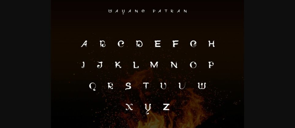 Wayang Patran Font Poster 11