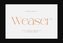 Weaser Font Poster 1