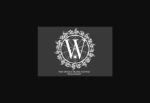 Web Spider Frame Flower Font Web Spider Frame Flower Font Poster 1