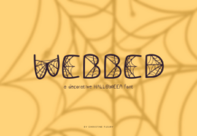 Webbed Font Poster 1