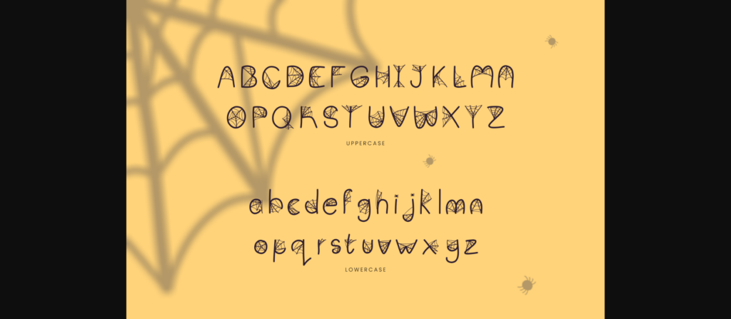 Webbed Font Poster 4