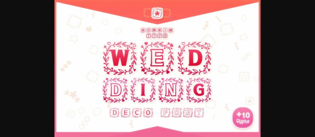 Wedding Font Poster 3