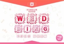 Wedding Font Poster 1