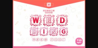 Wedding Font Poster 1