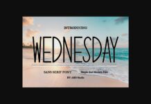 Wednesday Font Poster 1