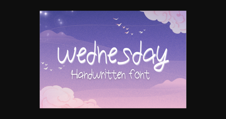 Wednesday Font Poster 3