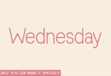Wednesday Font Poster 1