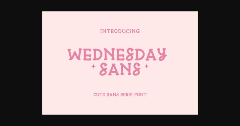 Wednesday Sans Poster 1