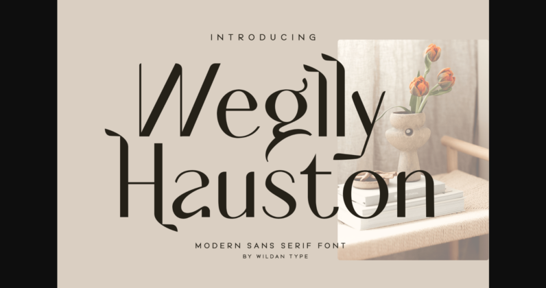 Weglly Hauston Font Poster 1