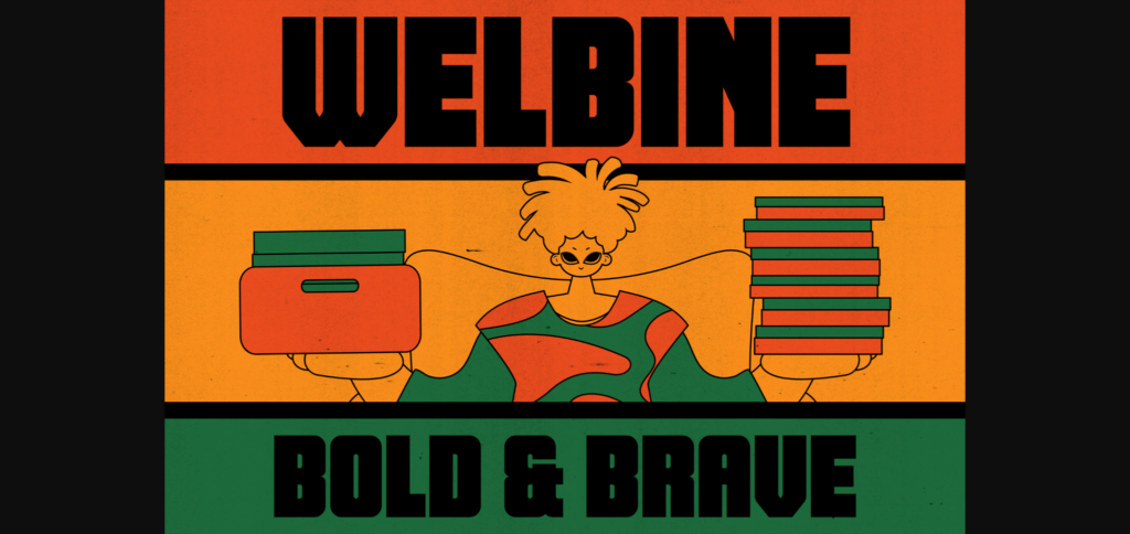 Welbine Font Poster 3
