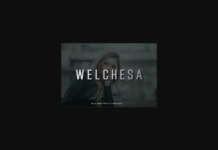 Welchesa Font Poster 1