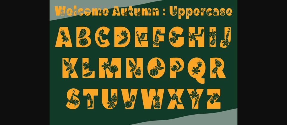 Welcome Autumn Font Poster 5