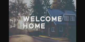 Welcome Home Font Poster 1