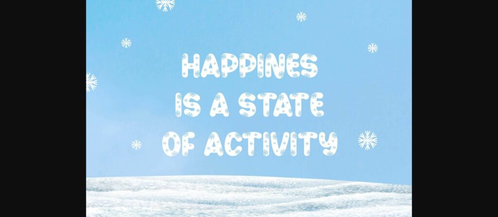 Welcome Winter Font Poster 6